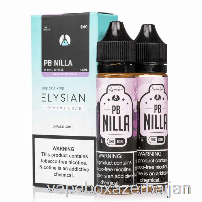 Vape Box Azerbaijan PB Nilla - Elysian Labs - 120mL 0mg